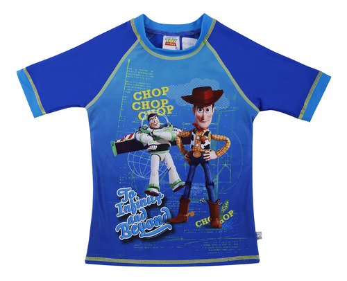 Polera Niño Manga Corta Uv 50 Disney