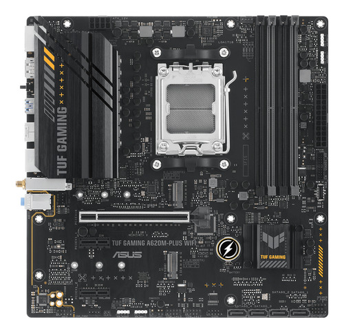 Motherboard Asus Tuf Gaming Amd A620m Plus Wifi Am5 Ddr5 M.2 Negro