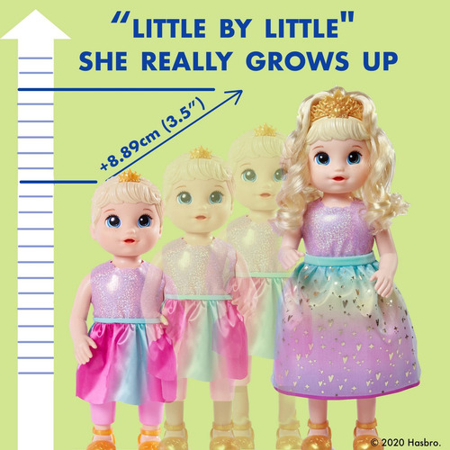 Baby Alive Princesa Ellie Crece. Interactiva Con Accesorios