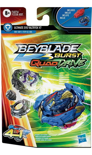 Beyblade Burst Quaddrive Ultimate Evo Valtryek V7 Spinning T
