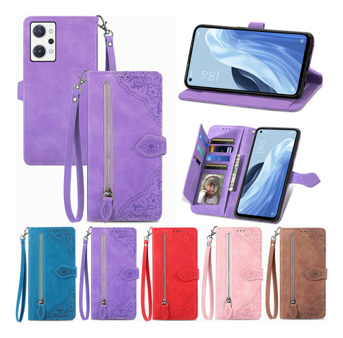 ( Aplicable A La Funda De Piel Para Teléfono Móvil Oppo Flip
