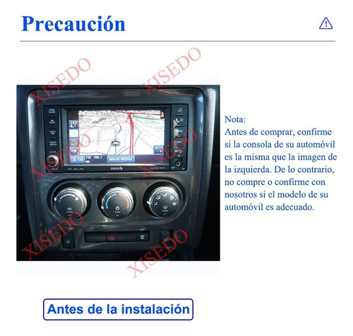 Estéreo P/ Dodge Challenger Android Carplay 4+64g 7 Pul