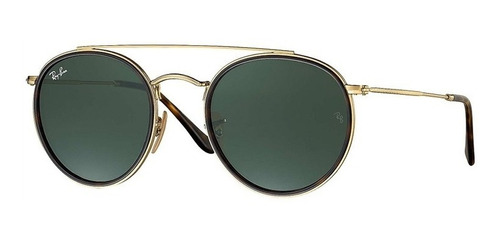 Oculos Sol Vintage Ray Ban Round Double Bridge Rb 3647n 51mm