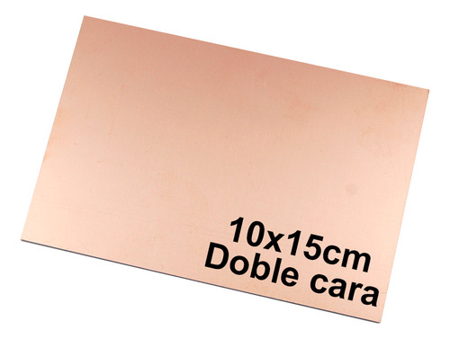 Pcb Fr4 Fibra De Vidrio Circuito Impreso 10x15cm Doble Cara