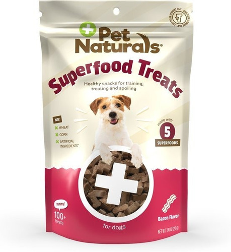 Pet Naturals  Crispy Bacon Recipe Superfood Dog Treats, 120