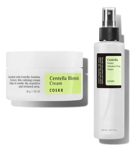 Cosrx Acne Treatment Routine- Centella Blemish Cream + Cente