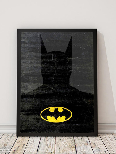 Batman - Cuadro (30×40 - Marco Negro)