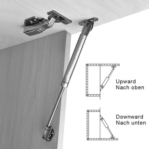 Pistón Amortiguador De Gas Para Puertas De Cocina Closet Con Herrajes De  Instalación