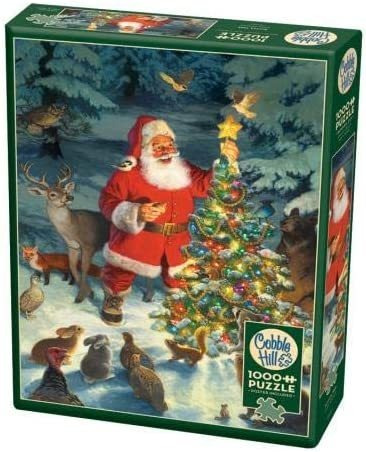 Cobble Hill Rompecabezas De 1000 Piezas - Árbol De Papá Noel
