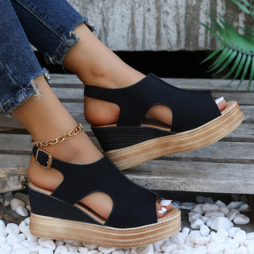Sandalias Elegantes De Verano Para Mujer, Cómodas, Destalona