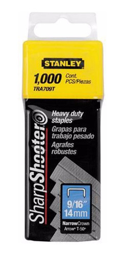 Grapas Stanley 9/16 14 Mm Para Modelos Stanley Tr150 Y Tr250