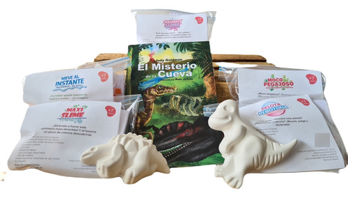 Libro: El Misterio De La Cueva, 10 Experimentos Bolsa,2dinos