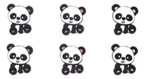 Comprar Pack 6 Dijes Silicona Para Portachupetes Panda