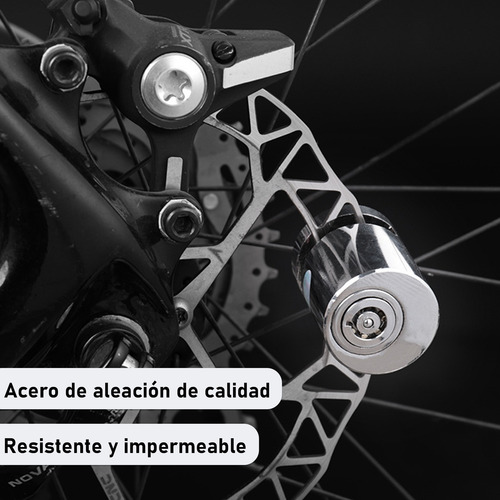 Bloqueo De Freno De Disco De Motocicleta Candado Impermeable