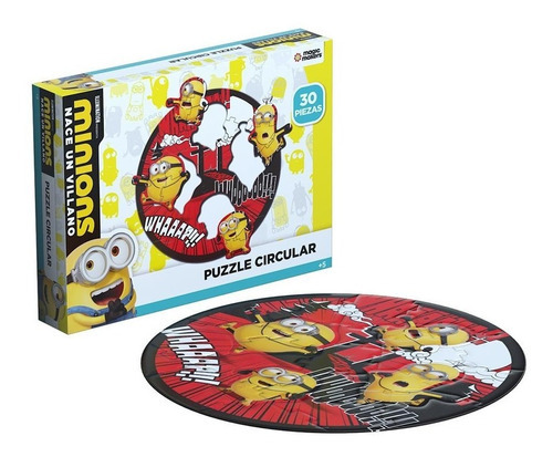 Minions Puzzle Circular 30 Piezas Cod.2170