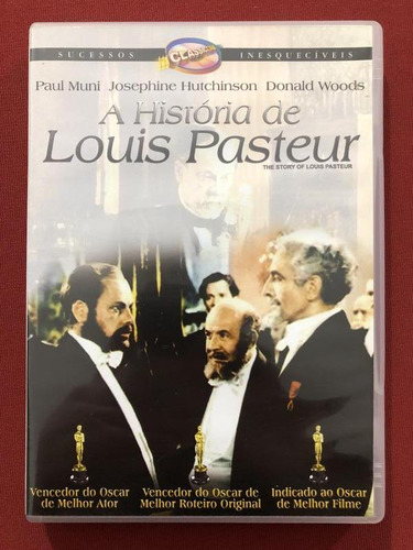 Dvd - A História De Louis Pasteur - Paul Muni - Seminovo