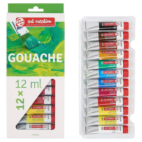 Talens Art Creation - Set 12 Pinturas Gouache Colores 12 Ml