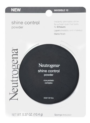 Neutrogena Polvo De Control Shine Invisible 10, 0,37 Onza