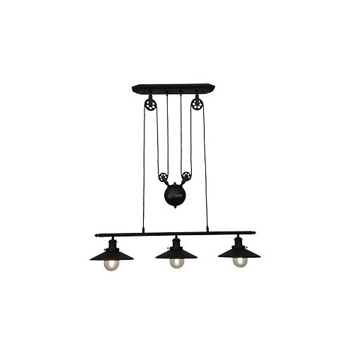 Colgante Vintage 3 Luces Con Altura Regulable Depot- Candil