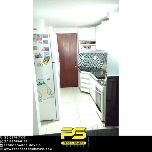 Imagem 5 de 15 de (projetados) Apartamento Com 3 Dormitórios À Venda, 114 M² Por R$ 500.000 - Bessa - João Pessoa/pb - Ap5371