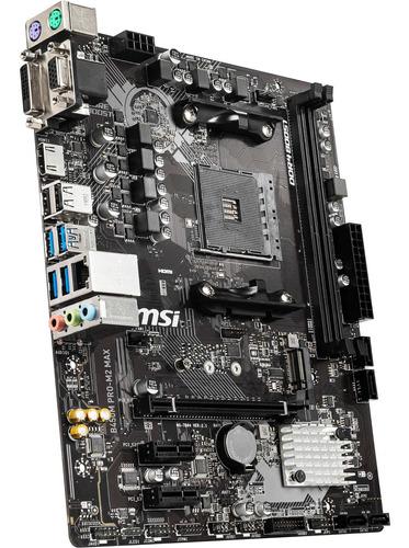 Msi B450m Pro-m2 Max Am4 Micro-atx Motherboard