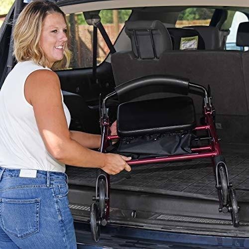 Andador Caminador De Aluminio Resistente Bariátrico 113 Kgs