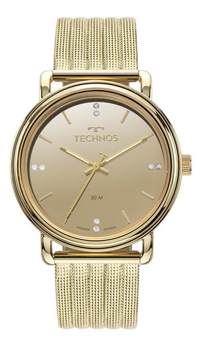 Relógio Technos Feminino Style Dourado - 2039dx/1d