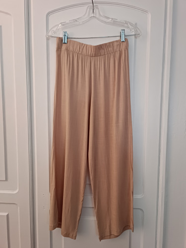 Palazo Capri Lino C/spandex.t S/m Beige! Hermoso!