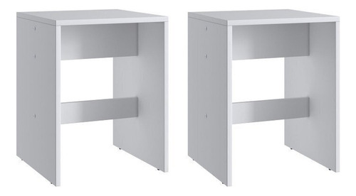 Conjunto Mesa Para Sala De Jantar Com 2 Banquetas Ab