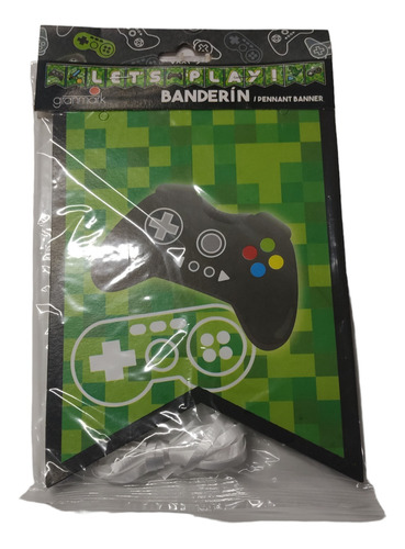 Banderin De Fiesta Gamer 