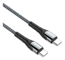 Comprar Cable Carga Rapida Ldnio Lc102 Usb-c A Usb-c 65w 2 Metros Color Gris
