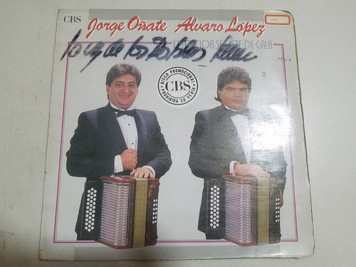 Lp Vinilo Disco Jorge Oñate Alvaro Lopez Vallenato