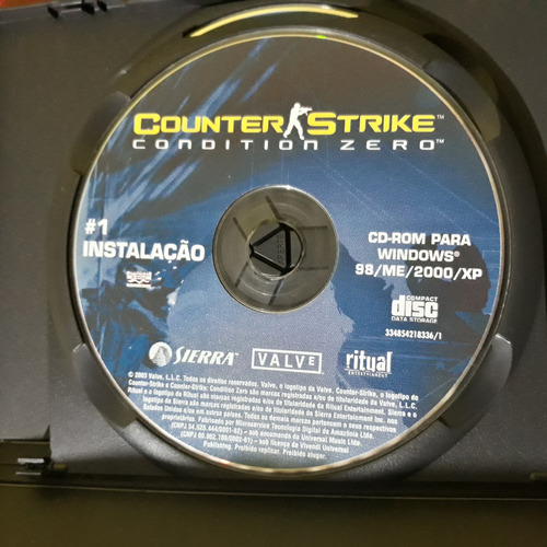Counter Strike Condition Zero. Original Antigo. Completo! (Usado)