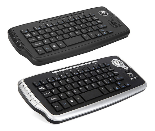 Teclado inalámbrico E30 de 2,4 Ghz con ratón Trackball Scroll Wh