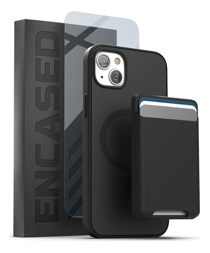Funda Encased Para iPhone 14 Plus Mag Wallet C/pant Black