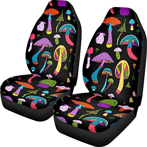 Cubiertas De Asiento De Automóvil Estampado Colorido D...