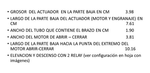 Imagen 6 de 8 de Actuador Lineal 5.08cm Elevacion Y 57kg Xla02hd
