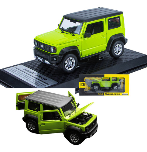 Coche De Metal Miniatura Jimny 1/18 Del Vehículo Todoterreno