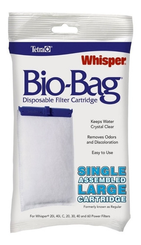 Cartucho Filtro Tetra Whisper Bio Bag Large 20i 40i X 1 U