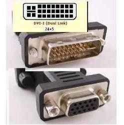 Imagen 4 de 6 de Adaptador Dvi-i Dual Link A Vga Dvi Macho 24+5 A Vga Hembra