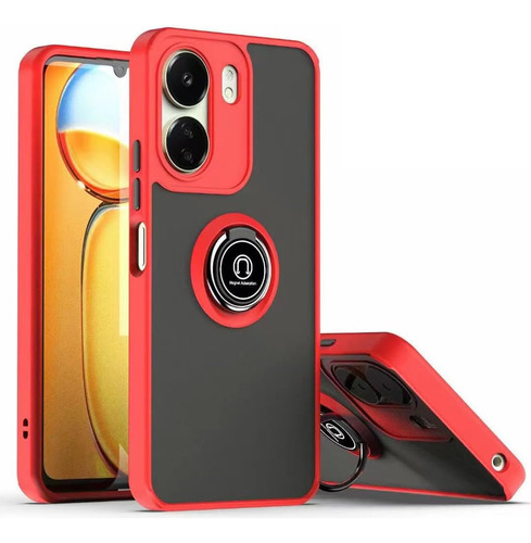 Funda Bumper Cubre Camara Para Redmi 13c Magnetic