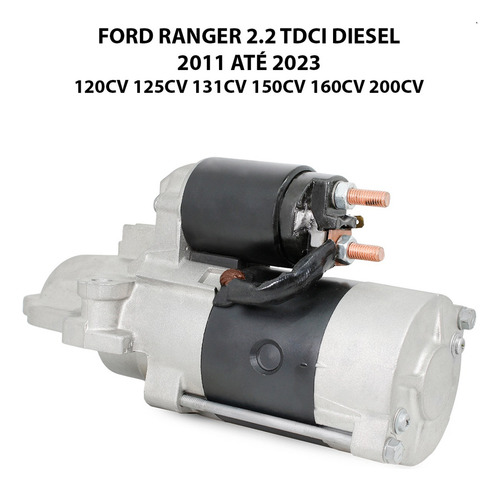 Motor Partida Arranque Ranger 2.2 3.2 Diesel 2011/ 2023 12d