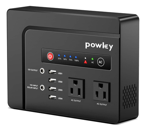 Powkey Cargador De Baterías Ac,  mah (210wh) - Onda Sinus.