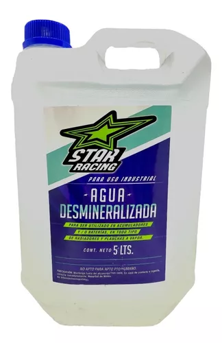 Agua Destilada Desmineralizada X 5 Litros