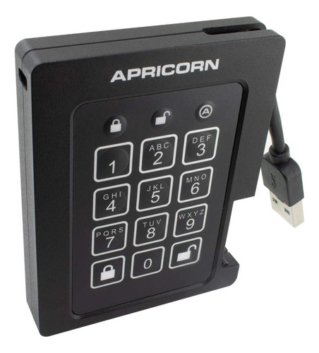 Aegis Padlock 480 Gb Ssd 256-bit, Validado Nivel 2 Fips