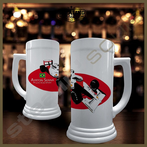 Chopp Plastico Cerveza | Formula 1 #028 | F1 Ayrton Senna