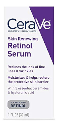 Cerave Suero Retinol Anti Envejecimiento | 1 Onza | Suero En