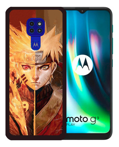 Funda Moto G9 / G9 Play / E7 Plus Naruto Split Sage Mode Tpu