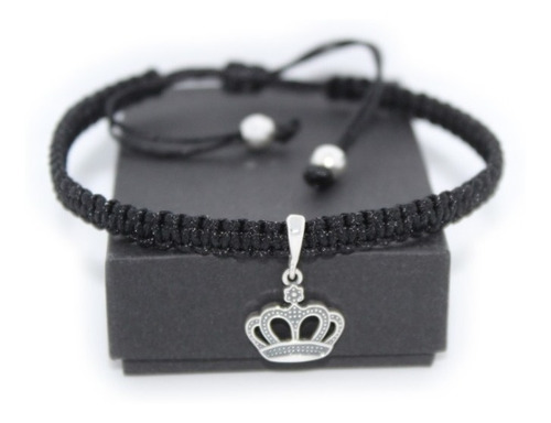 Nueva Elegante Pulsera Plata De Ley 925 B213 Corona De Reina