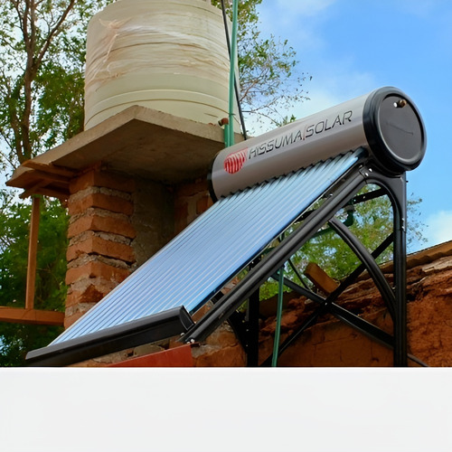 Termotanque solar Hissuma Solar Termosifónico SD-G2-25 plateado 250L